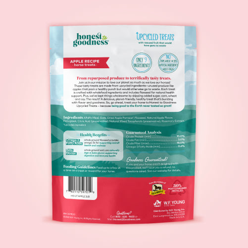upcycled horse treats – apple
