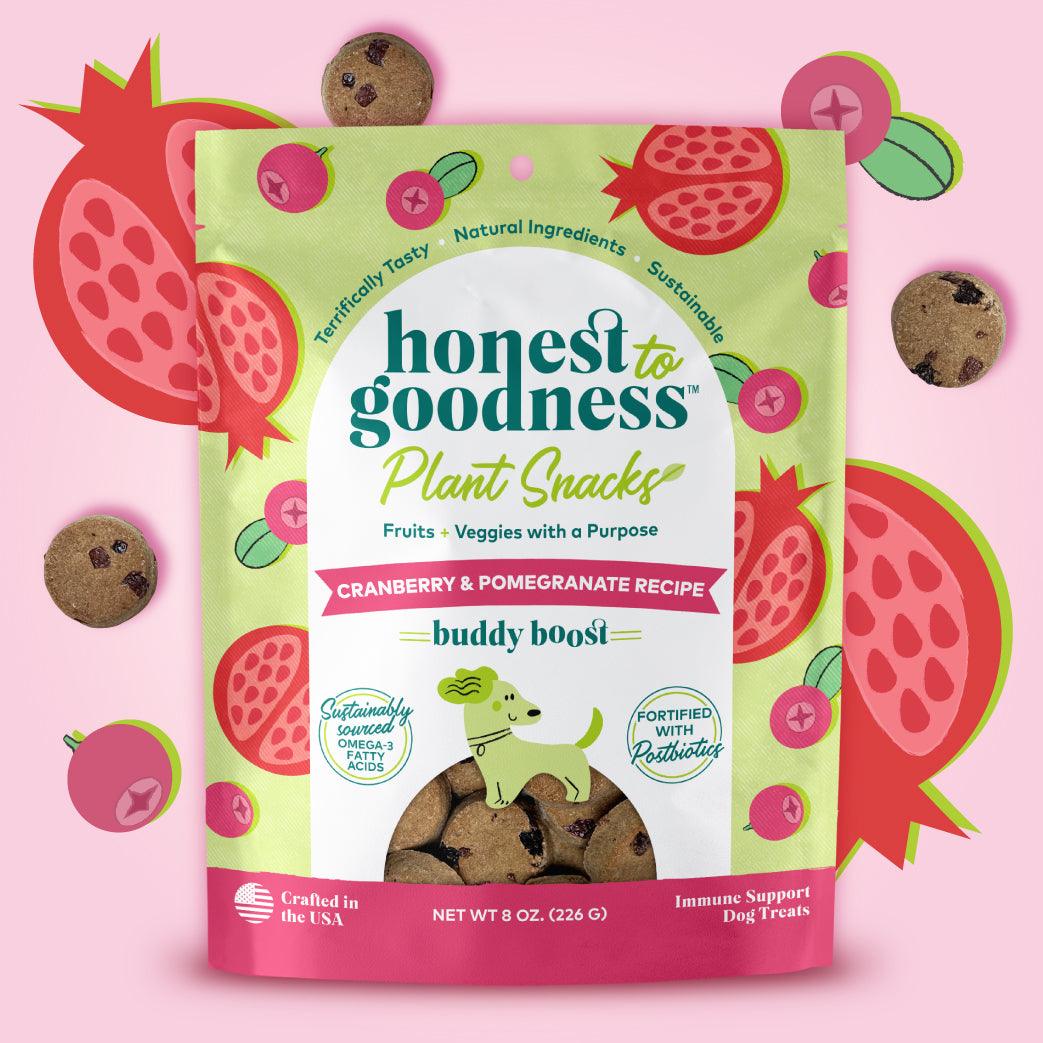 buddy boost cranberry and pomegranate dog treats