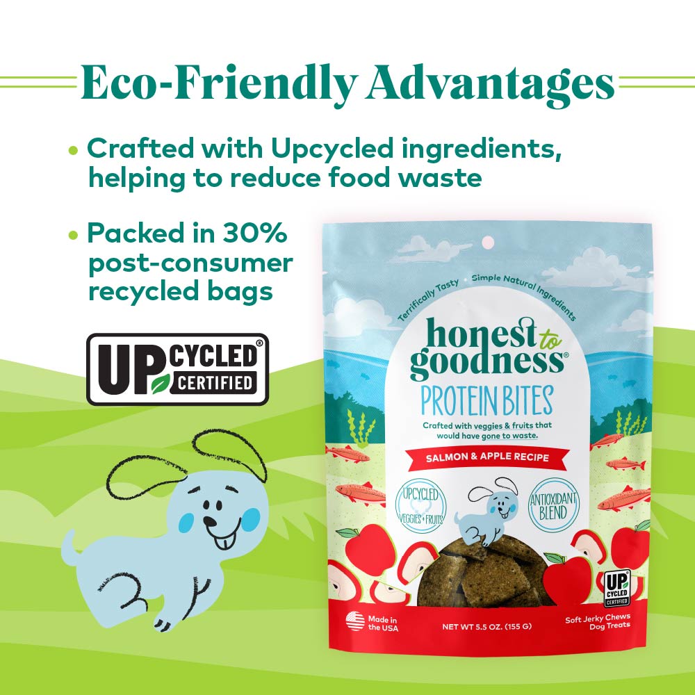 salmon & apple protein bites for dogs
