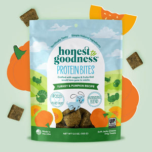 turkey & pumpkin protein bites for dogs