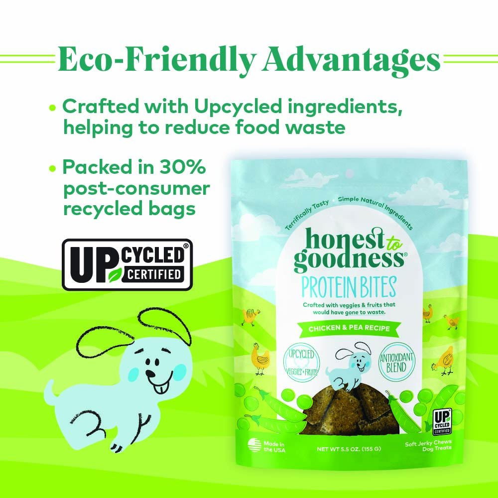 chicken & peas protein bites for dogs