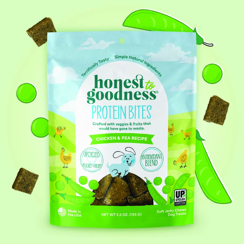 chicken & peas protein bites for dogs