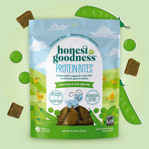 chicken & peas protein bites for dogs
