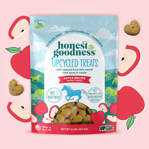 upcycled horse treats – apple